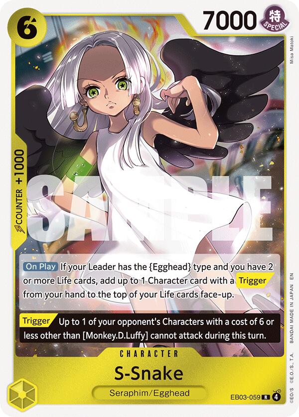 S-Snake [Extra Booster: One Piece Heroines Edition] | Cards and Coasters CA