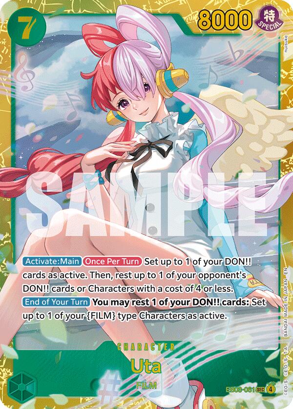 Uta [Extra Booster: One Piece Heroines Edition] | Cards and Coasters CA