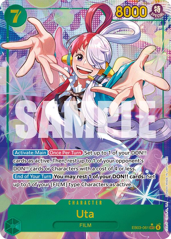 Uta (Alternate Art) [Extra Booster: One Piece Heroines Edition] | Cards and Coasters CA