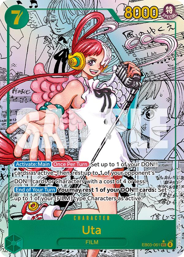 Uta (Manga) [Extra Booster: One Piece Heroines Edition] | Cards and Coasters CA