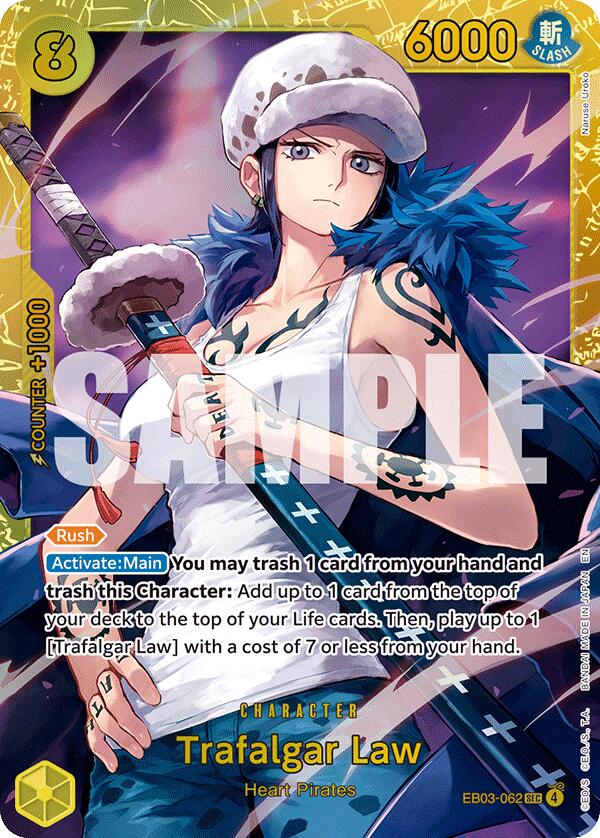 Trafalgar Law [Extra Booster: One Piece Heroines Edition] | Cards and Coasters CA