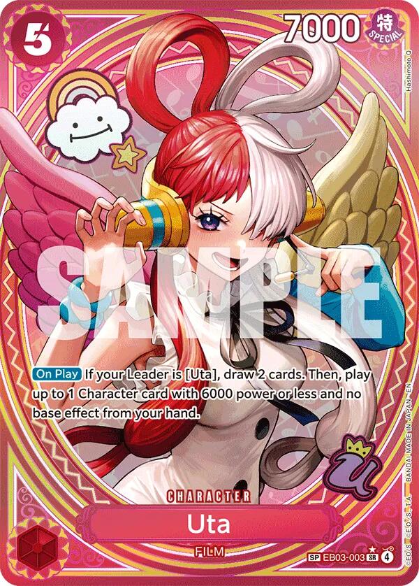 Uta - 003 (SP) [Extra Booster: One Piece Heroines Edition] | Cards and Coasters CA