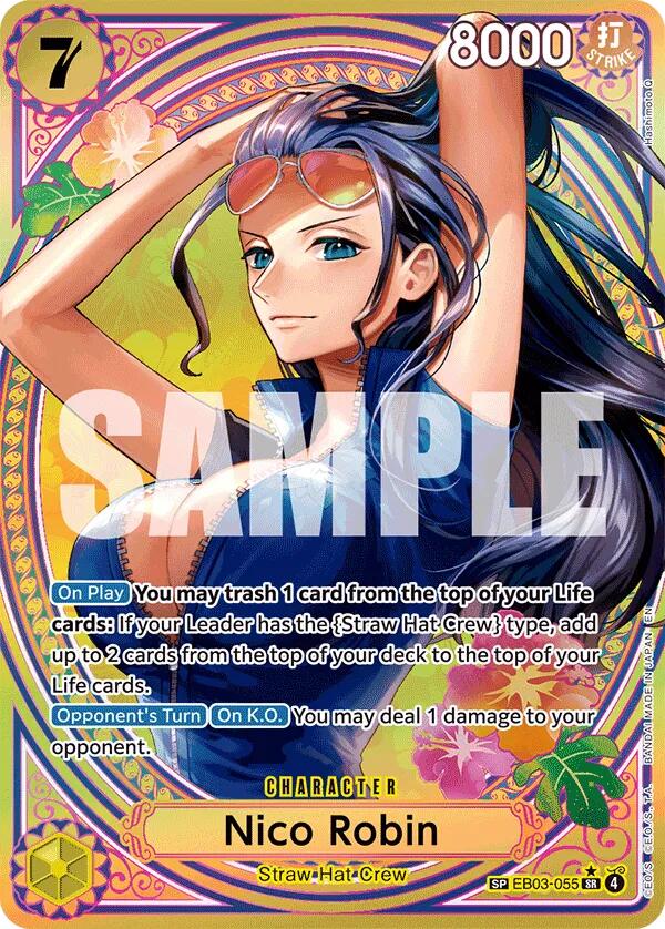 Nico Robin - 055 (SP) [Extra Booster: One Piece Heroines Edition] | Cards and Coasters CA