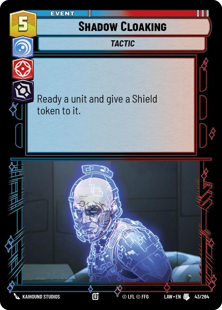 Shadow Cloaking (43/264) (43/264) [A Lawless Time] | Cards and Coasters CA