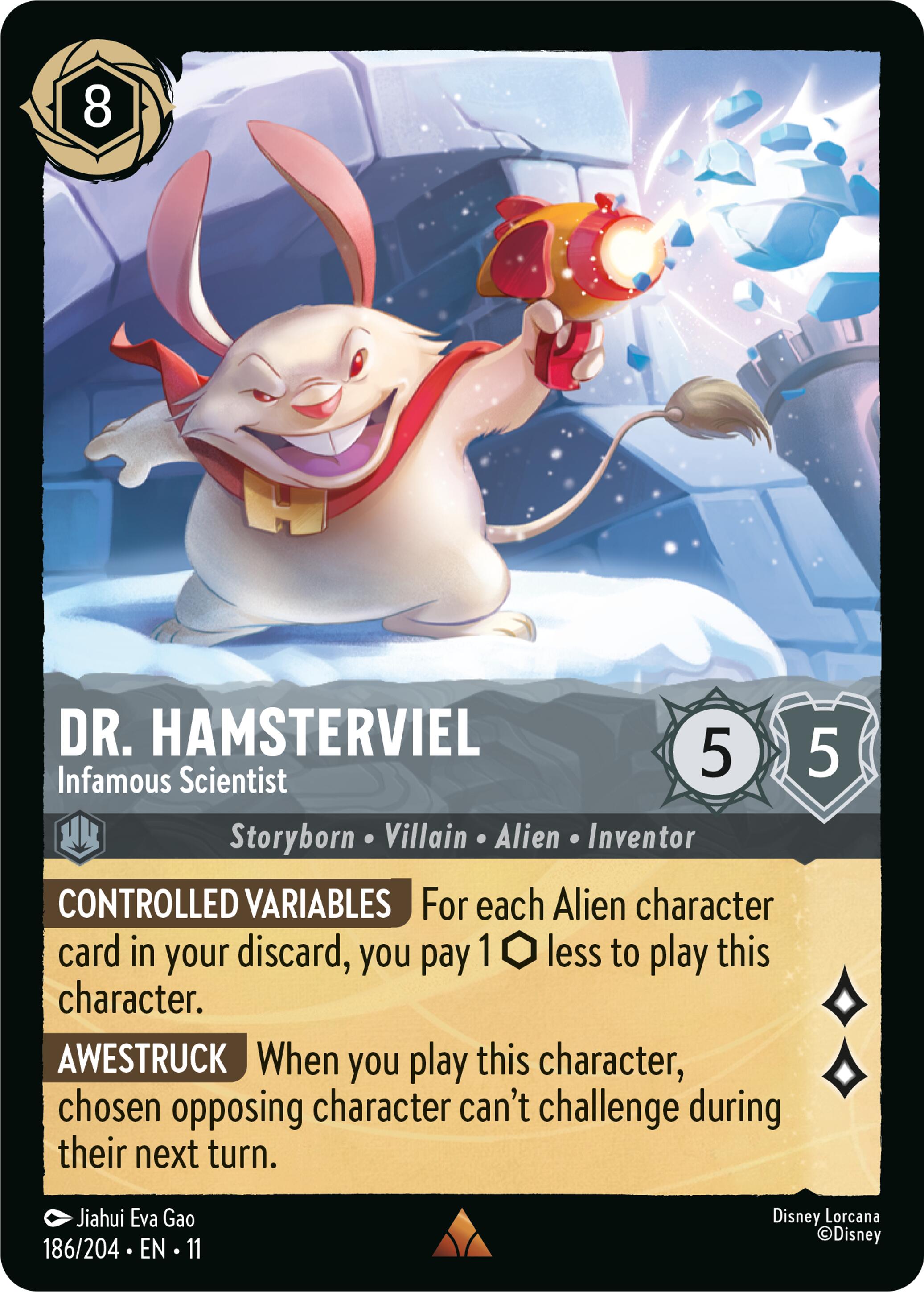 Dr. Hamsterviel - Infamous Scientist (186/204) [Winterspell] | Cards and Coasters CA