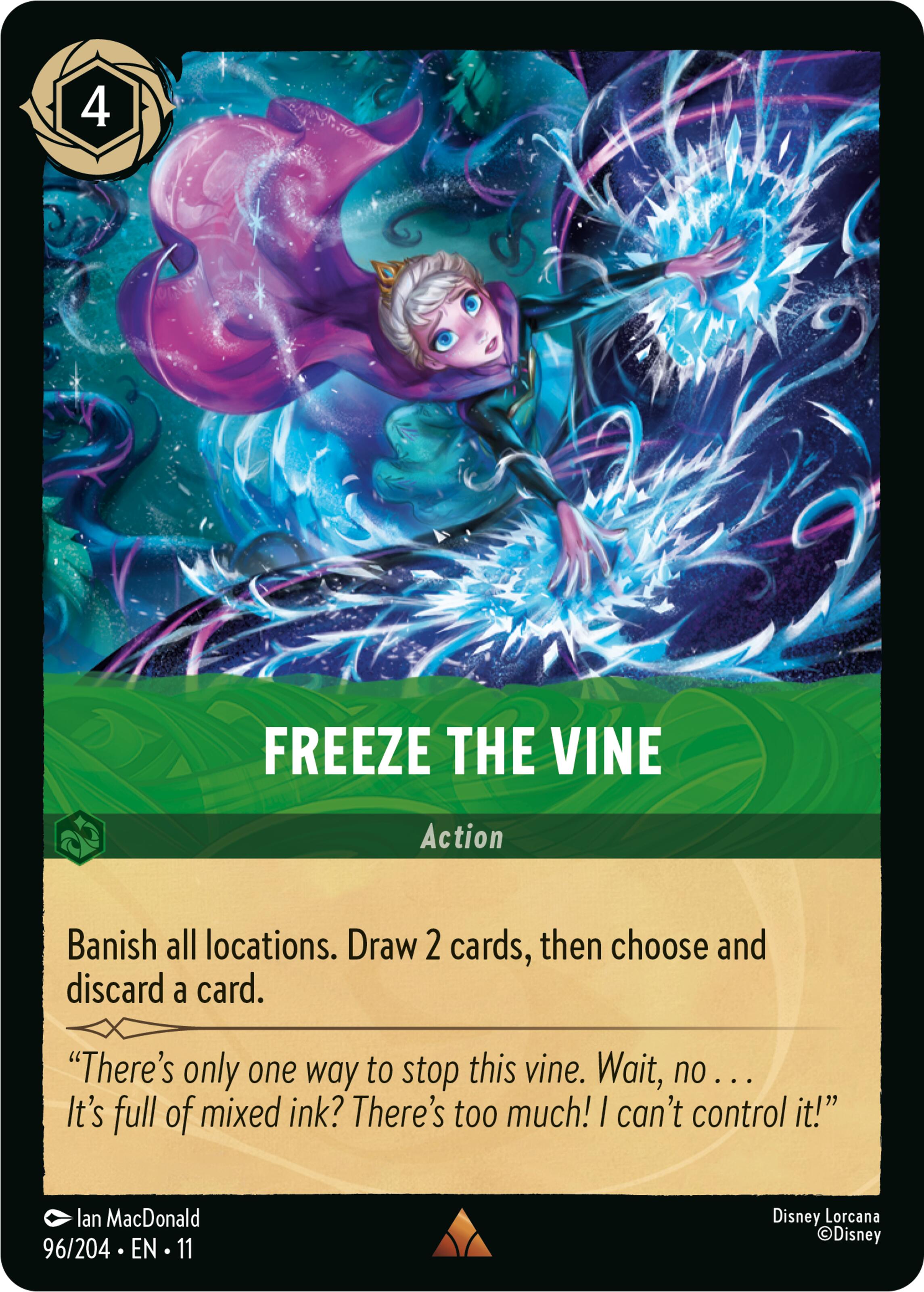 Freeze the Vine (96/204) [Winterspell] | Cards and Coasters CA