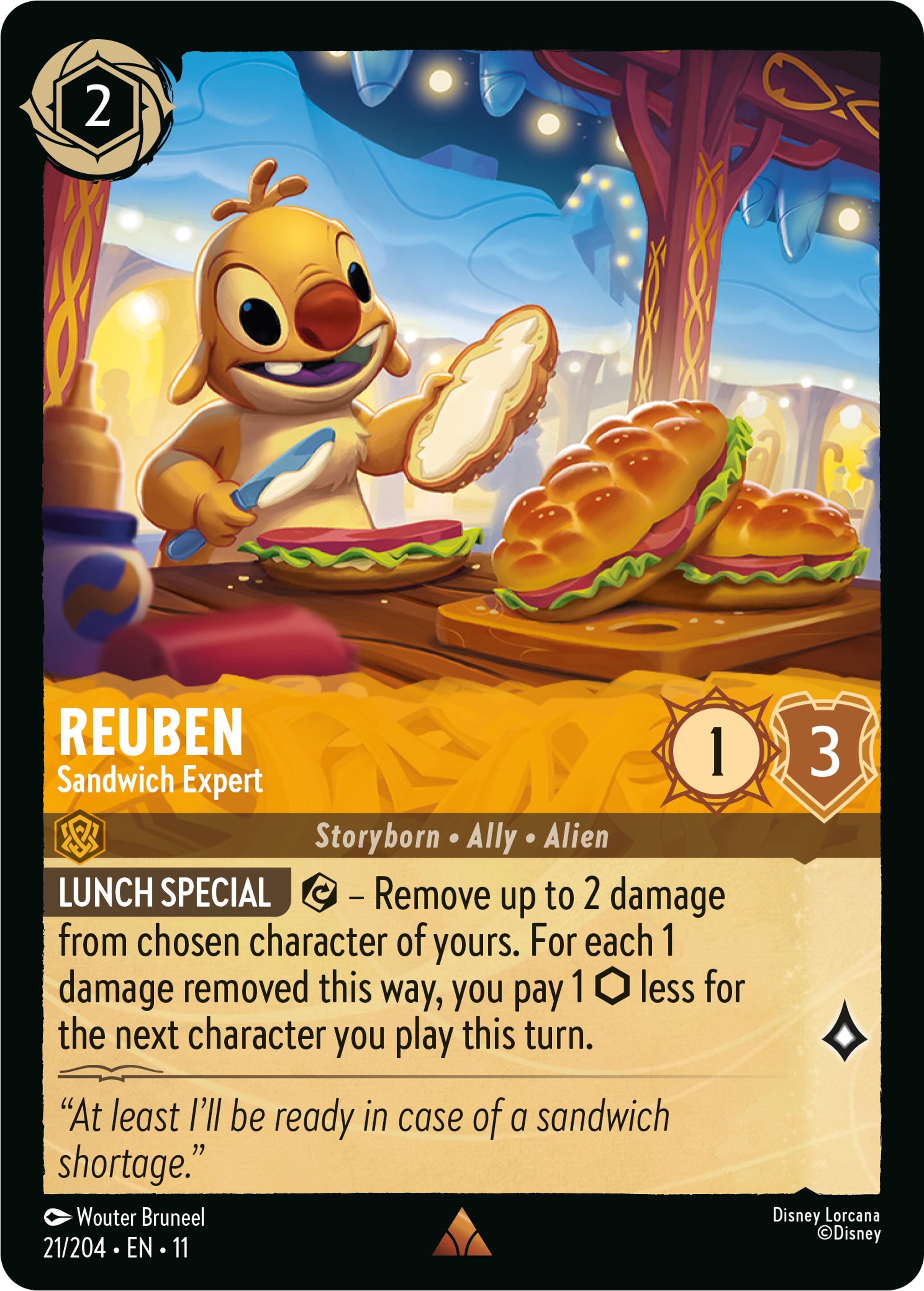 Reuben - Sandwich Expert (21/204) [Winterspell] | Cards and Coasters CA