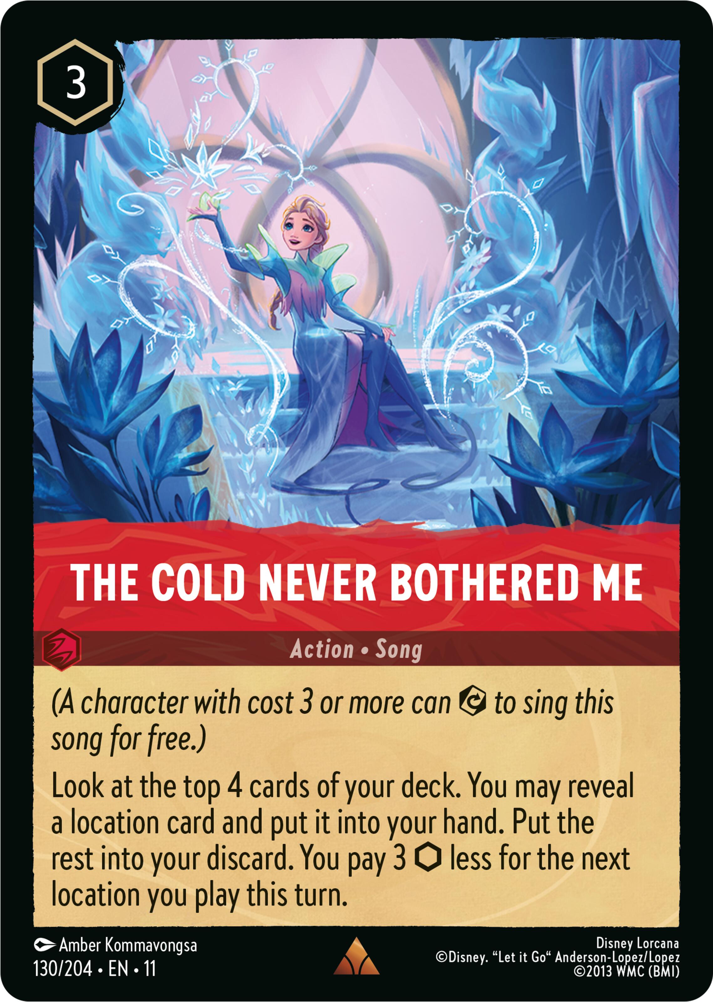 The Cold Never Bothered Me (130/204) [Winterspell] | Cards and Coasters CA