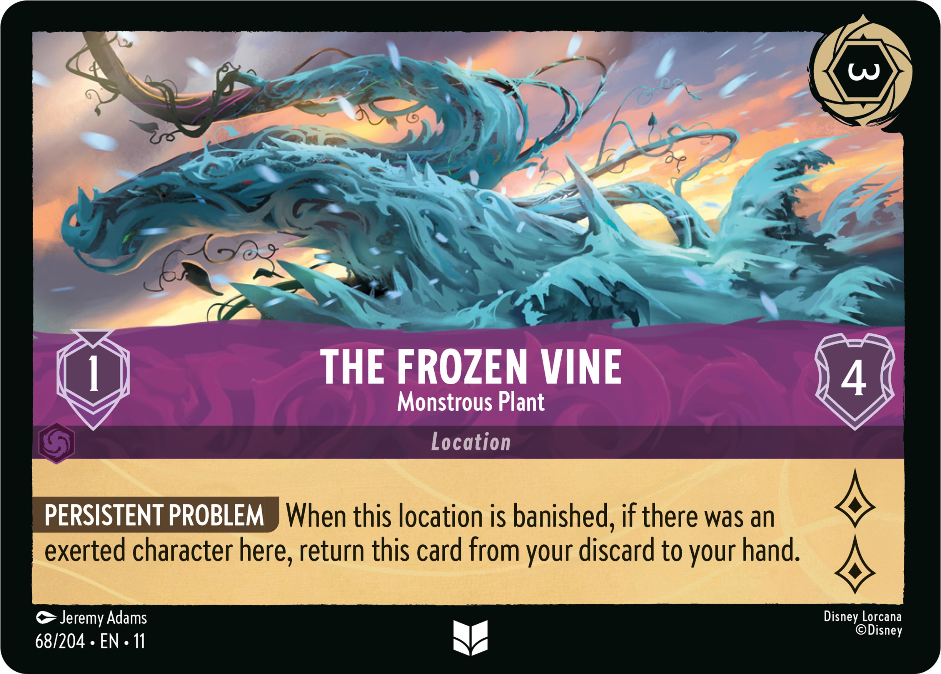 The Frozen Vine - Monstrous Plant (68/204) [Winterspell] | Cards and Coasters CA