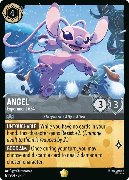Angel - Experiment 624 (191/204) [Winterspell] | Cards and Coasters CA