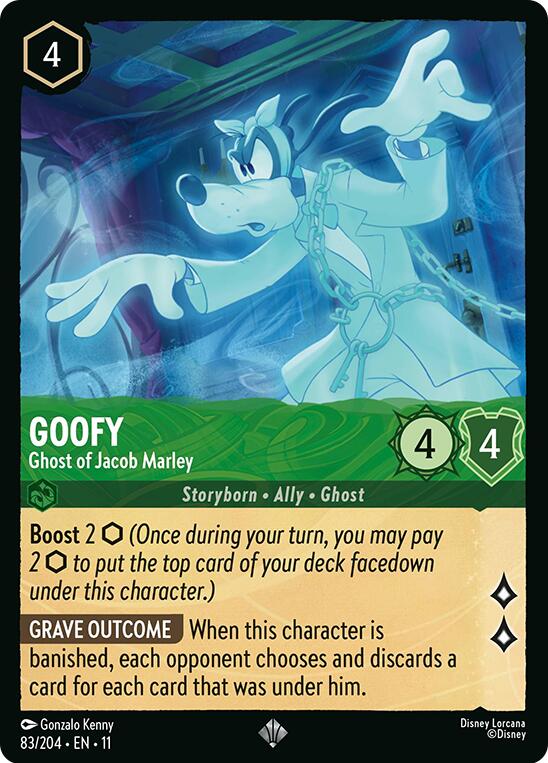 Goofy - Ghost of Jacob Marley (83/204) [Winterspell] | Cards and Coasters CA