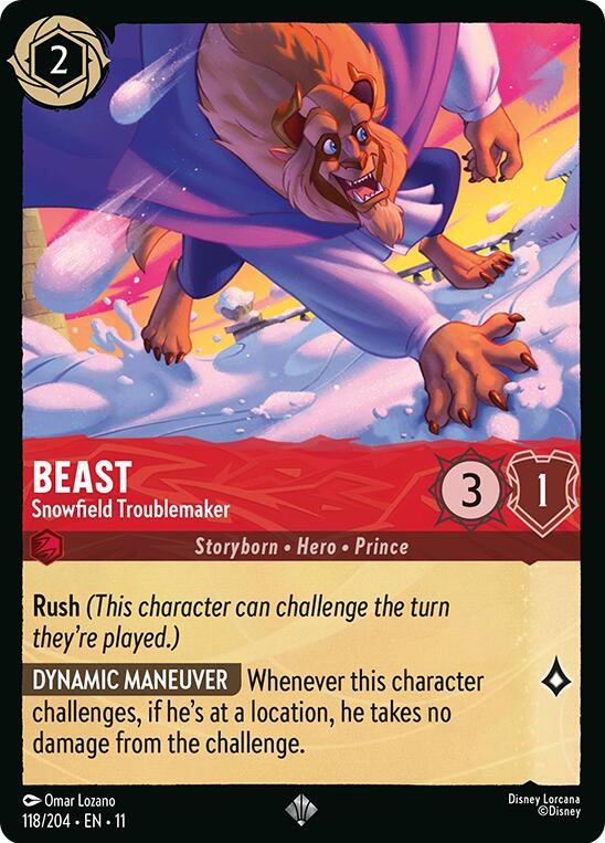 Beast - Snowfield Troublemaker (118/204) [Winterspell] | Cards and Coasters CA