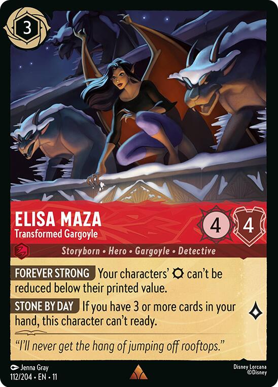 Elisa Maza - Transformed Gargoyle (112/204) [Winterspell] | Cards and Coasters CA