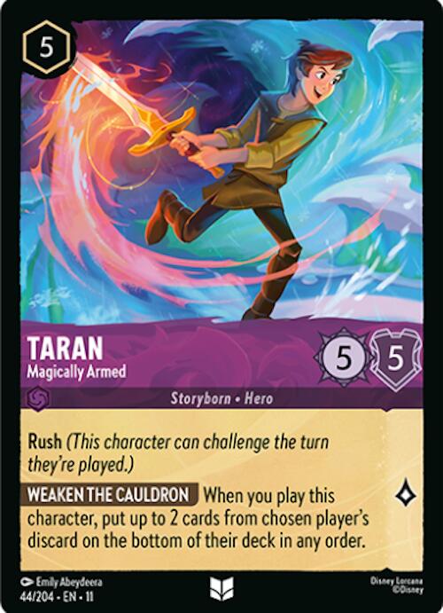 Taran - Magically Armed (44/204) [Winterspell] | Cards and Coasters CA