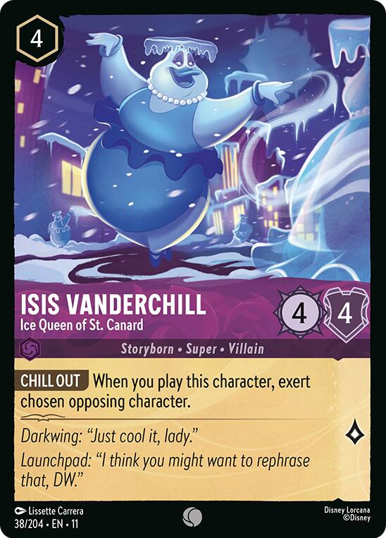 Isis Vanderchill - Ice Queen of St. Canard (38/204) [Winterspell] | Cards and Coasters CA