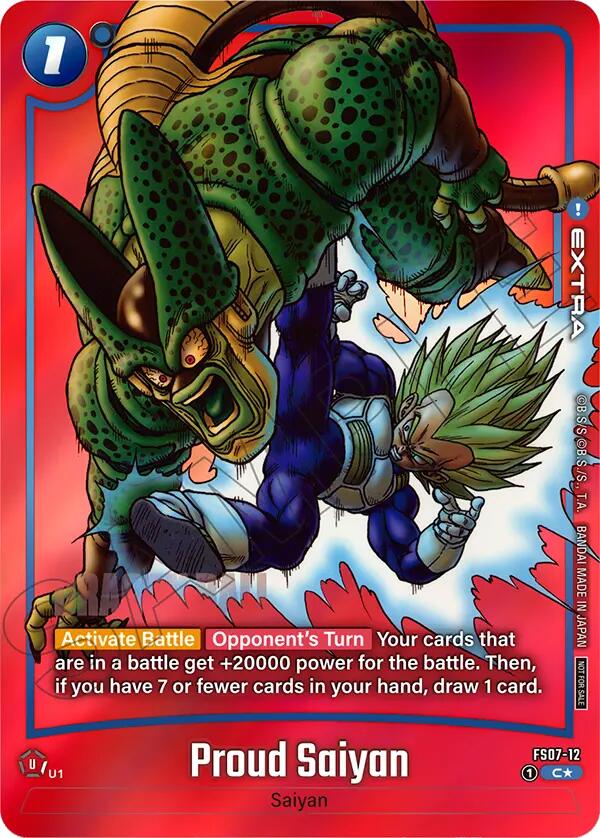 Proud Saiyan (Limited Pack MANGA Version 02) [Fusion World Tournament Cards] | Cards and Coasters CA
