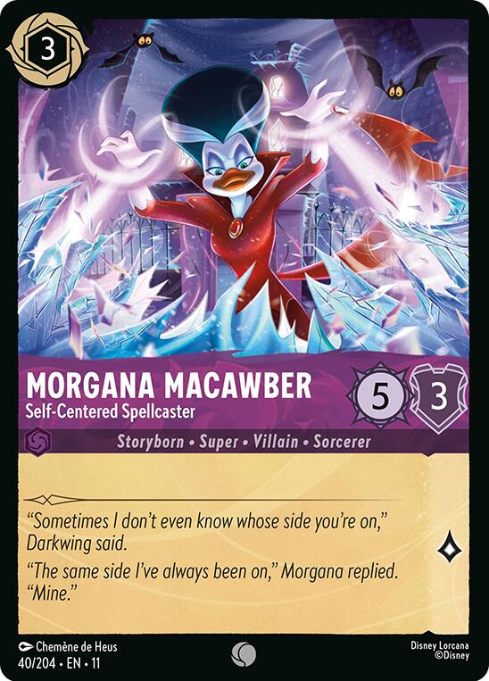 Morgana Macawber - Self-Centered Spellcaster (40/204) [Winterspell] | Cards and Coasters CA