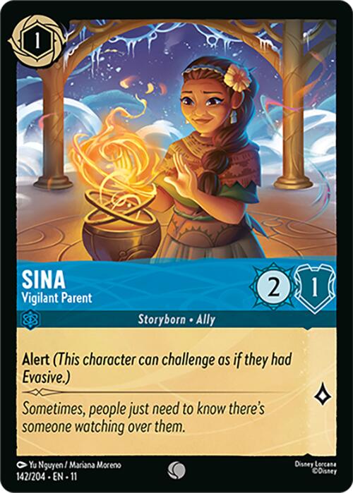 Sina - Vigilant Parent (142/204) [Winterspell] | Cards and Coasters CA