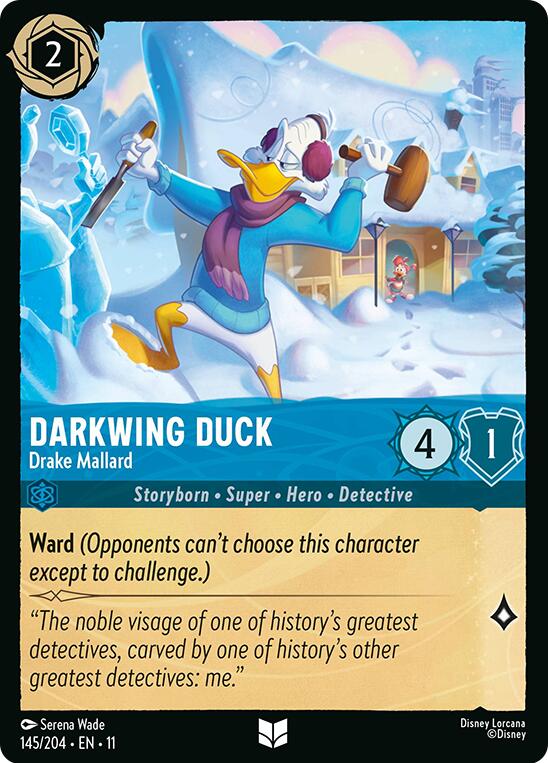 Darkwing Duck - Drake Mallard (145/204) [Winterspell] | Cards and Coasters CA