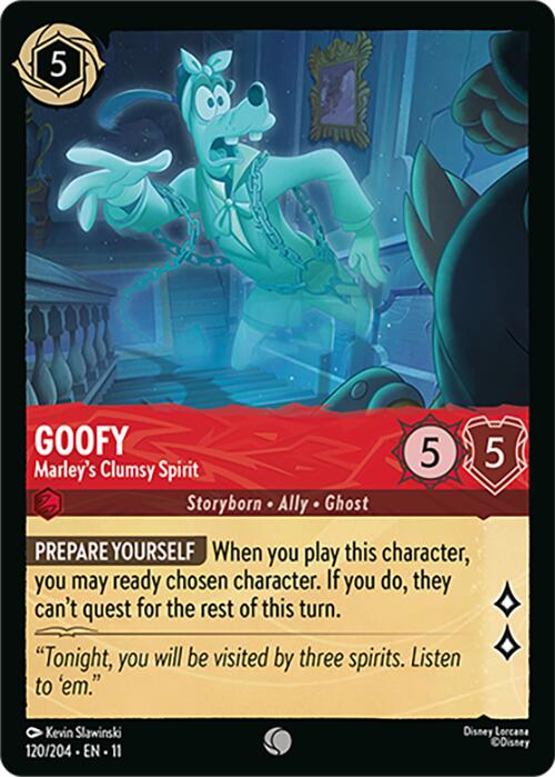 Goofy - Marley's Clumsy Spirit (120/204) [Winterspell] | Cards and Coasters CA