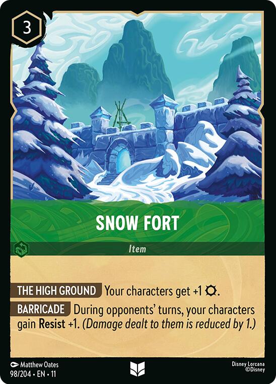 Snow Fort (98/204) [Winterspell] | Cards and Coasters CA