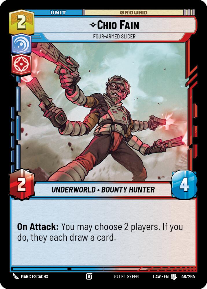 Chio Fain - Four-Armed Slicer (48/264) (48/264) [A Lawless Time] | Cards and Coasters CA
