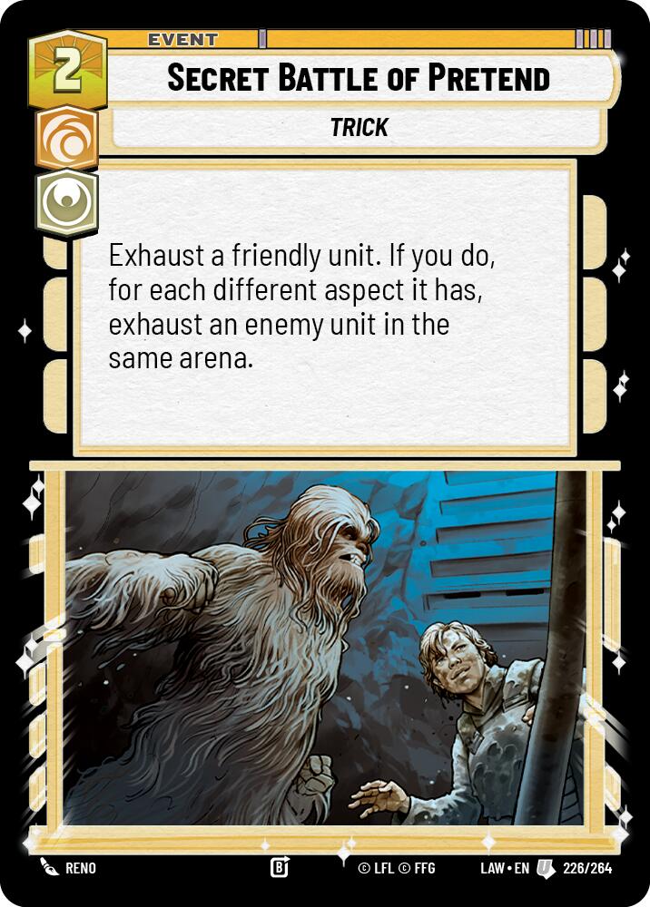 Secret Battle of Pretend (226/264) (226/264) [A Lawless Time] | Cards and Coasters CA
