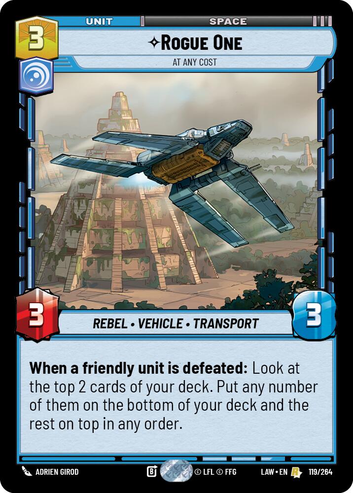 Rogue One - At Any Cost (119/264) (119/264) [A Lawless Time] | Cards and Coasters CA