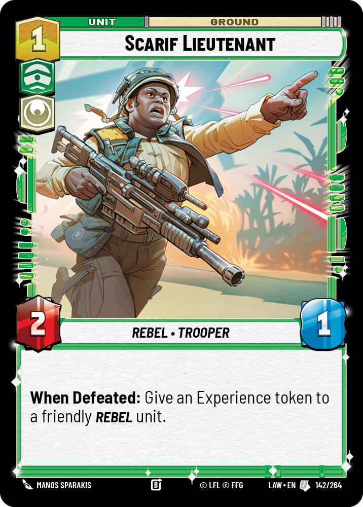 Scarif Lieutenant (142/264) (142/264) [A Lawless Time] | Cards and Coasters CA