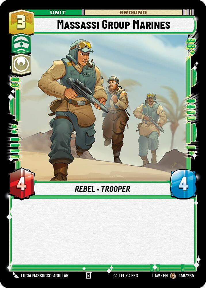 Massassi Group Marines (146/264) (146/264) [A Lawless Time] | Cards and Coasters CA