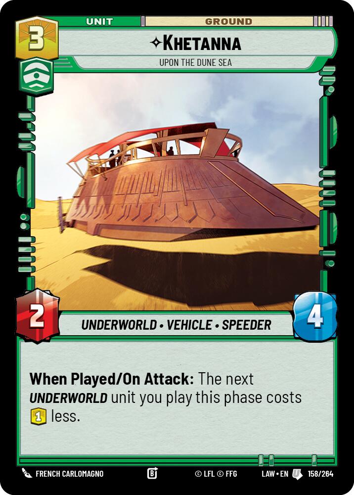 Khetanna - Upon the Dune Sea (158/264) (158/264) [A Lawless Time] | Cards and Coasters CA