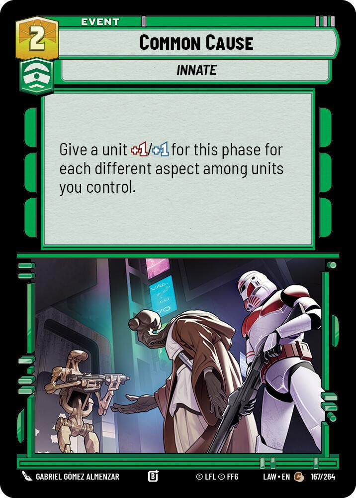 Common Cause (167/264) (167/264) [A Lawless Time] | Cards and Coasters CA