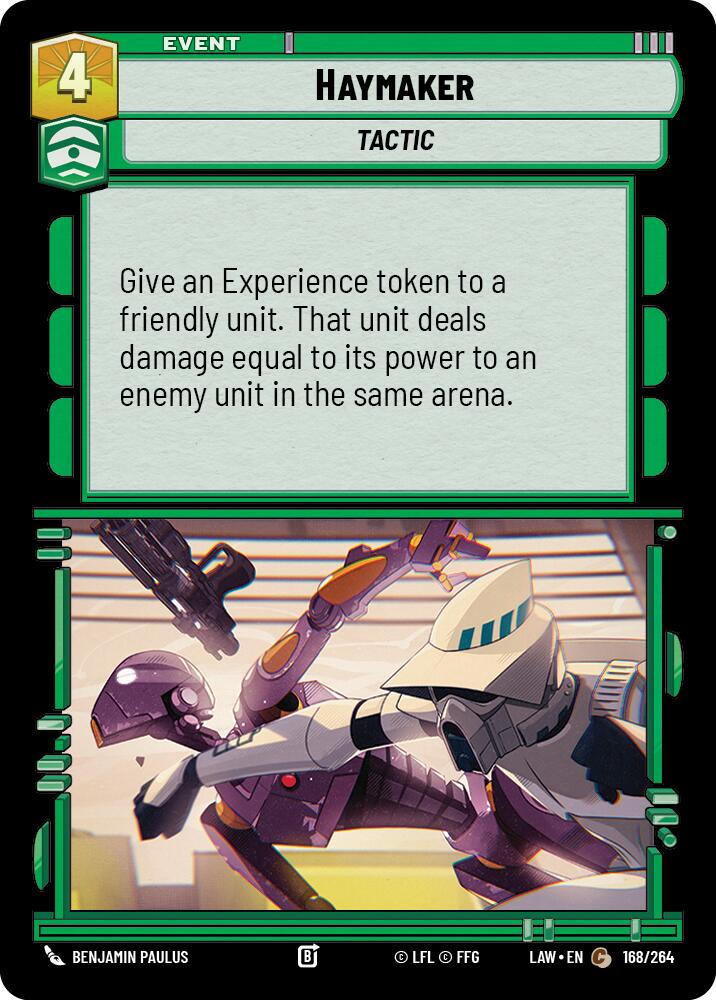 Haymaker (168/264) (168/264) [A Lawless Time] | Cards and Coasters CA