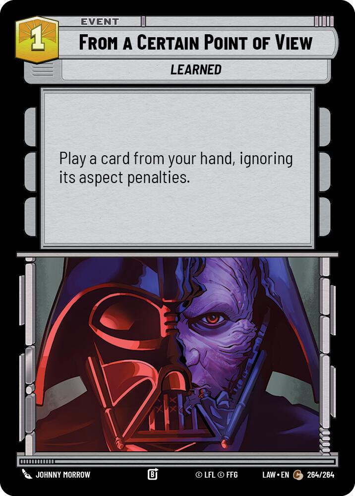 From a Certain Point of View (264/264) (264/264) [A Lawless Time] | Cards and Coasters CA