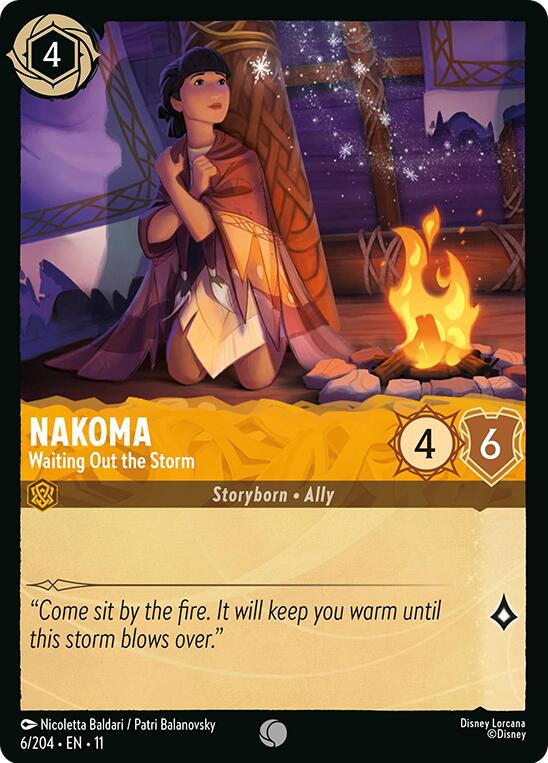 Nakoma - Waiting Out the Storm (6/204) [Winterspell] | Cards and Coasters CA