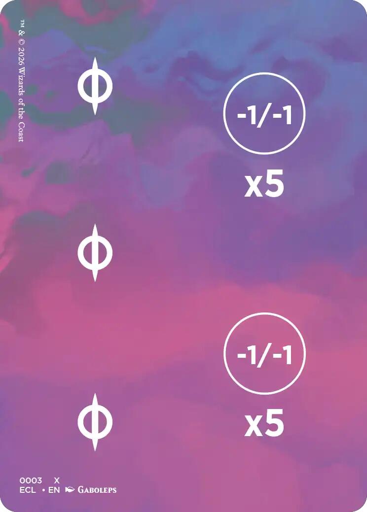 Punch Card Token [Lorwyn Eclipsed Tokens] | Cards and Coasters CA