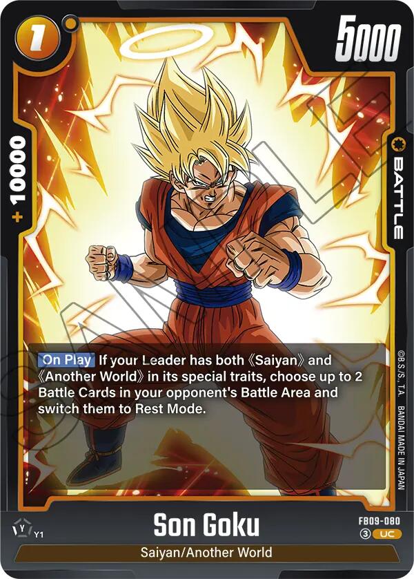 Son Goku (FB09-080) [Dual Evolution] | Cards and Coasters CA