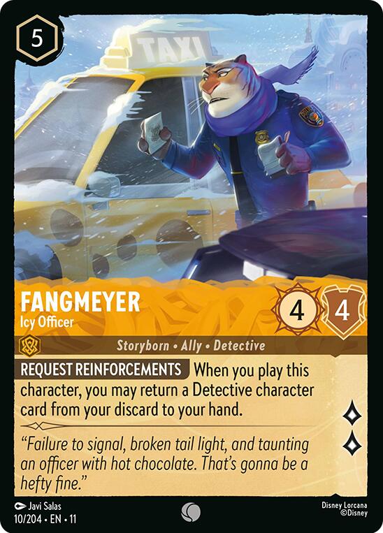 Fangmeyer - Icy Officer (10/204) [Winterspell] | Cards and Coasters CA