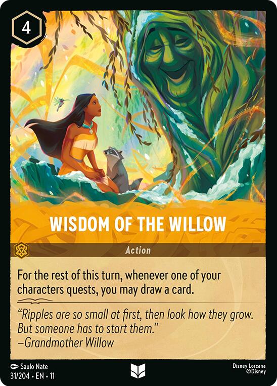 Wisdom of the Willow (31/204) [Winterspell] | Cards and Coasters CA