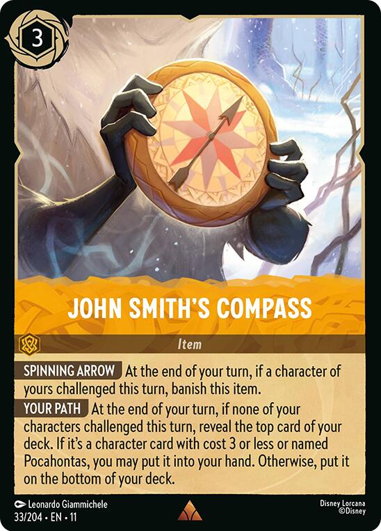 John Smith's Compass (33/204) [Winterspell] | Cards and Coasters CA