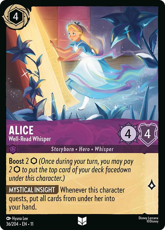 Alice - Well-Read Whisper (36/204) [Winterspell] | Cards and Coasters CA