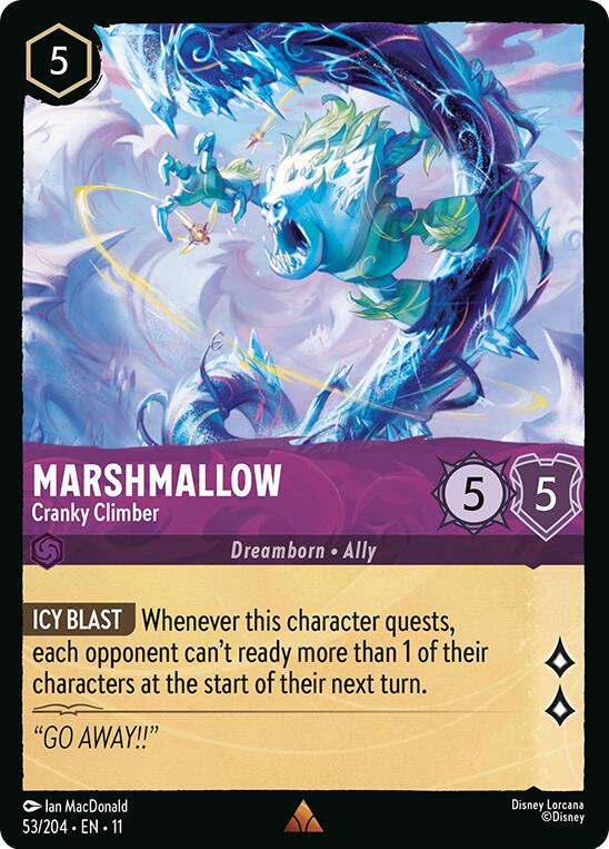 Marshmallow - Cranky Climber (53/204) [Winterspell] | Cards and Coasters CA