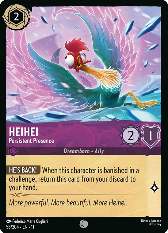 HeiHei - Persistent Presence (58/204) [Winterspell] | Cards and Coasters CA