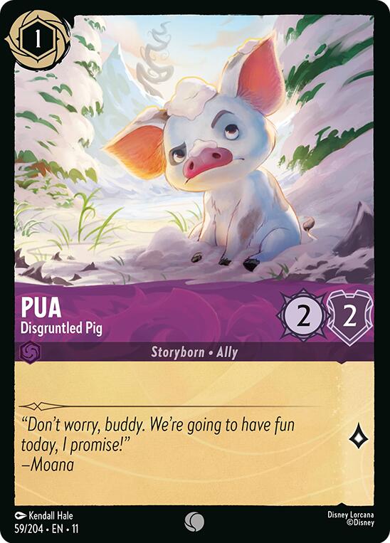 Pua - Disgruntled Pig (59/204) [Winterspell] | Cards and Coasters CA