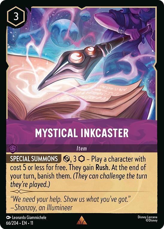 Mystical Inkcaster (66/204) [Winterspell] | Cards and Coasters CA