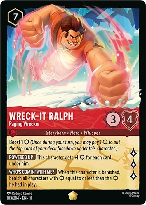 Wreck-It Ralph - Raging Wrecker (103/204) [Winterspell] | Cards and Coasters CA