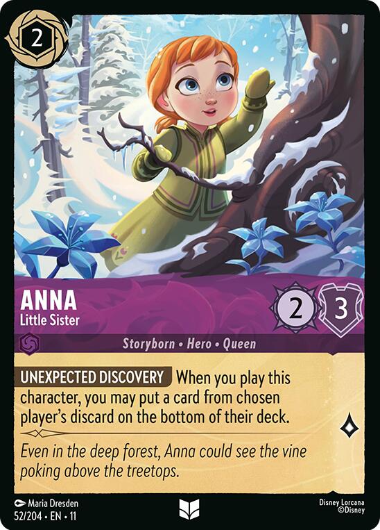 Anna - Little Sister (52/204) [Winterspell] | Cards and Coasters CA