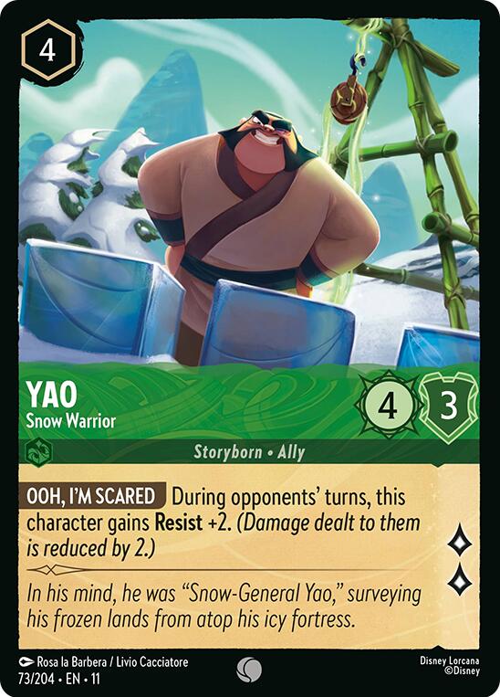 Yao - Snow Warrior (73/204) [Winterspell] | Cards and Coasters CA