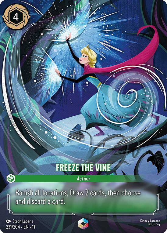 Freeze the Vine (Enchanted) (231/204) [Winterspell] | Cards and Coasters CA