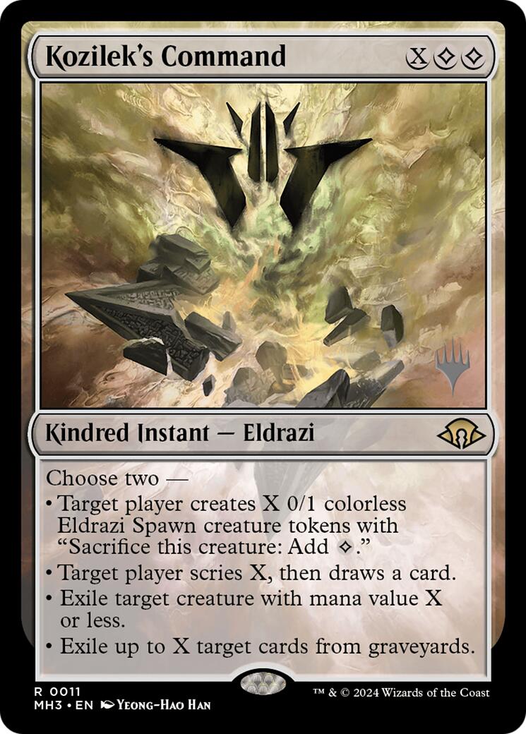 Kozilek's Command [Lorwyn Eclipsed Promos] | Cards and Coasters CA